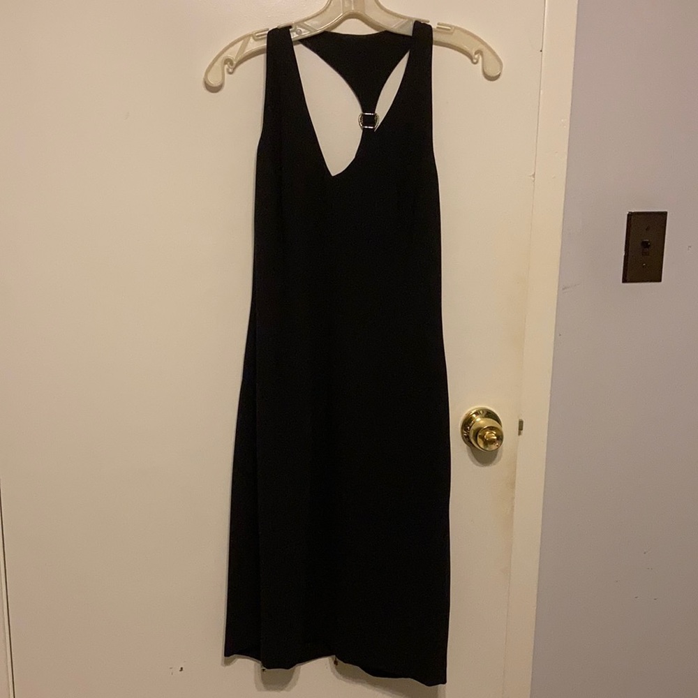 Black cocktail dress
